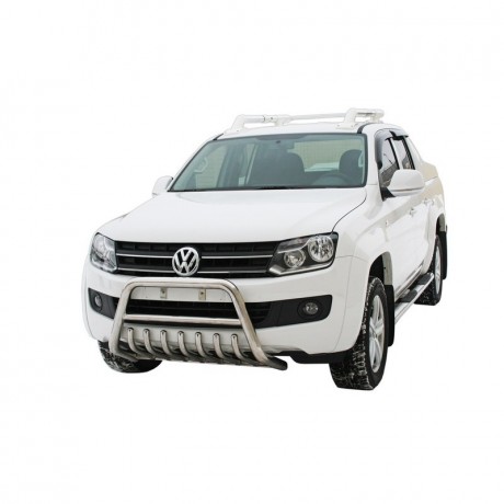 Кенгурин с дополнительной защитой двигателя (d63.5) для Volkswagen Amarok (2010-2016)(Окрашенное) купить недорого с доставкой в Апатиты