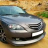 Накладка (юбка) на передний бампер для Mazda 3, хэтчбэк (2003-2009) купить недорого с доставкой в Апатиты