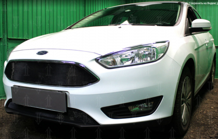 Защита радиатора "Standart" Ford Focus III рестайлинг (2014-2019) низ, чёрная купить недорого с доставкой в Апатиты