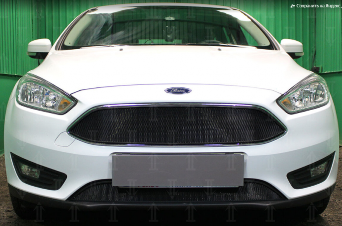 Защита радиатора "Standart" Ford Focus III рестайлинг (2014-2019) низ, чёрная купить недорого с доставкой в Апатиты
