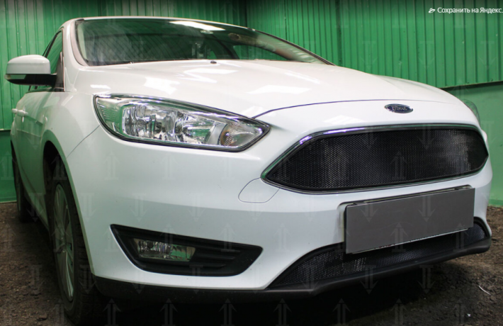 Защита радиатора "Standart" Ford Focus III рестайлинг (2014-2019) низ, чёрная купить недорого с доставкой в Апатиты