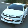 Накладка (юбка) переднего бампера "GT" для Opel Astra H (3D, 5D) купить недорого с доставкой в Апатиты