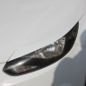 Накладки на фары (реснички) широкие var №1 для Ford Focus 3 (2012-2014) купить недорого с доставкой в Апатиты