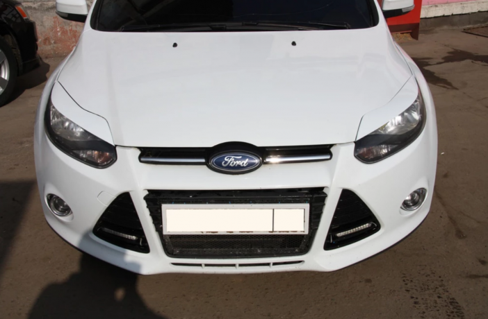 Накладки на фары (реснички) широкие var №1 для Ford Focus 3 (2012-2014) купить недорого с доставкой в Апатиты