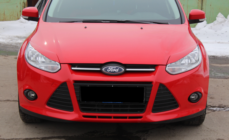 Накладки на фары (реснички) узкие var №2 для Ford Focus 3 (2012-2014) купить недорого с доставкой в Апатиты