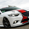 Сплиттер передний под стандартный бампер для Mazda 6 (2013-н.в.) купить недорого с доставкой в Апатиты
