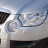 Накладки на фары (реснички) для Skoda Yeti (2009-2012) купить недорого с доставкой в Апатиты