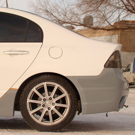 Бампер задний "INGS Extreem" для Honda CIVIC 4D (2006-2012) купить недорого с доставкой в Апатиты