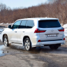 Защита заднего бампера двойная угловая d63/51мм (НПС) LEXUS 450D (2015-н.в.) купить недорого с доставкой в Апатиты