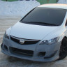 Боковые рассекатели переднего бампера "INGS Extreem" для Honda Civic 4d (2006-2012) купить недорого с доставкой в Апатиты