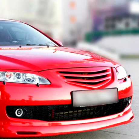 Решетка радиатора "Двухполоска" для Mazda 6 GG (2002-2005), дорестайлинг купить недорого с доставкой в Апатиты