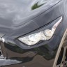 Накладки на фары (реснички) var №1 для Infiniti FX (2nd generation)(2008-2013) купить недорого с доставкой в Апатиты