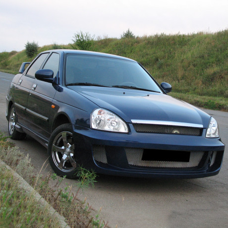 Бампер передний "GTI" (с сеткой) для B@3 2170 L@DA Prior@ купить недорого с доставкой в Апатиты