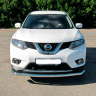 Защита переднего бампера одинарная d63мм (НПС) Nissan X-Trail (2015-н.в.) купить недорого с доставкой в Апатиты