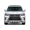 Защита переднего бампера двойная с зубьями d63/63мм (НПС) LEXUS 450D (2015-н.в.) купить недорого с доставкой в Апатиты