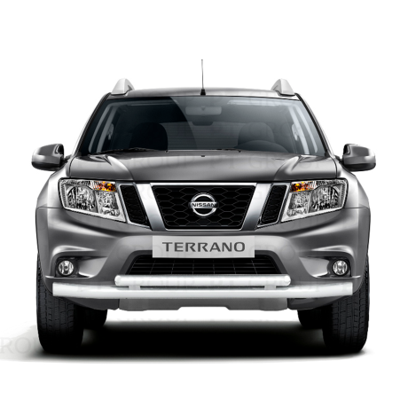 Защита переднего бампера двойная d63/51мм ИСКРА (ППК) RENAULT Duster 2016-/ NISSAN Terrano 2014- купить недорого с доставкой в Апатиты