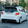 Накладки на пороги "Axis" для Honda Fit GE дорестайлинг (2007-2011 г.в.) купить недорого с доставкой в Апатиты