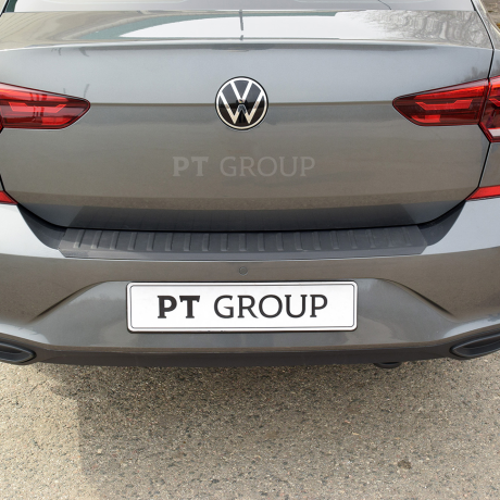 Накладка на задний бампер (ABS) Volkswagen Polo (2020-н.в.) купить недорого с доставкой в Апатиты