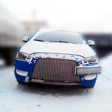 Накладки на фары (реснички) "Scorpion" для Mitsubishi Lancer 10 (2007-2016) купить недорого с доставкой в Апатиты